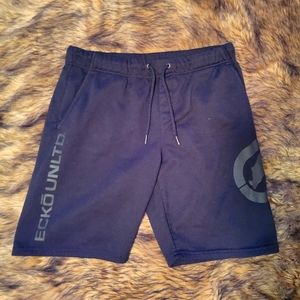 Large Black ECKO Shorts